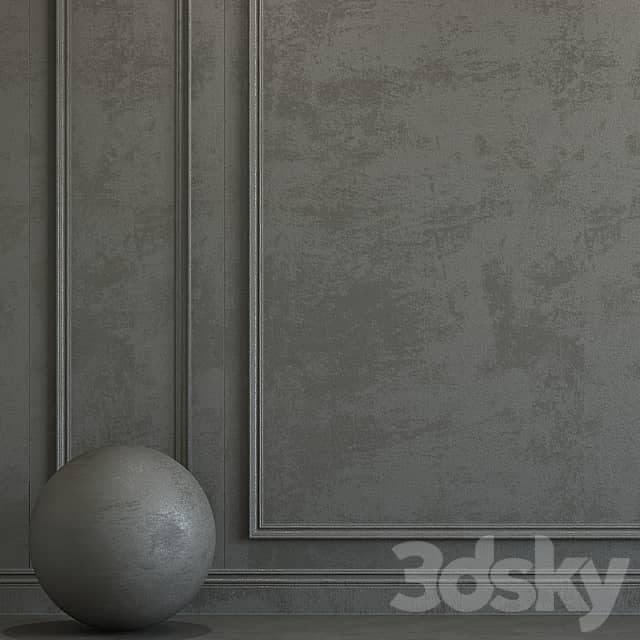 Stone Decorative plaster with molding 187