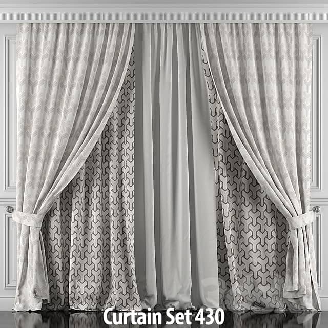 Curtains with window and moldings 426 431