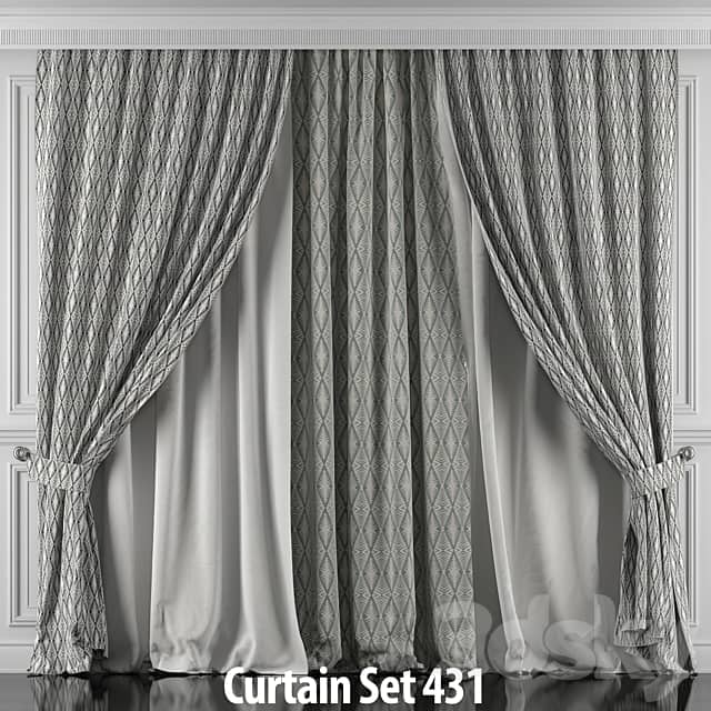 Curtains with window and moldings 426 431