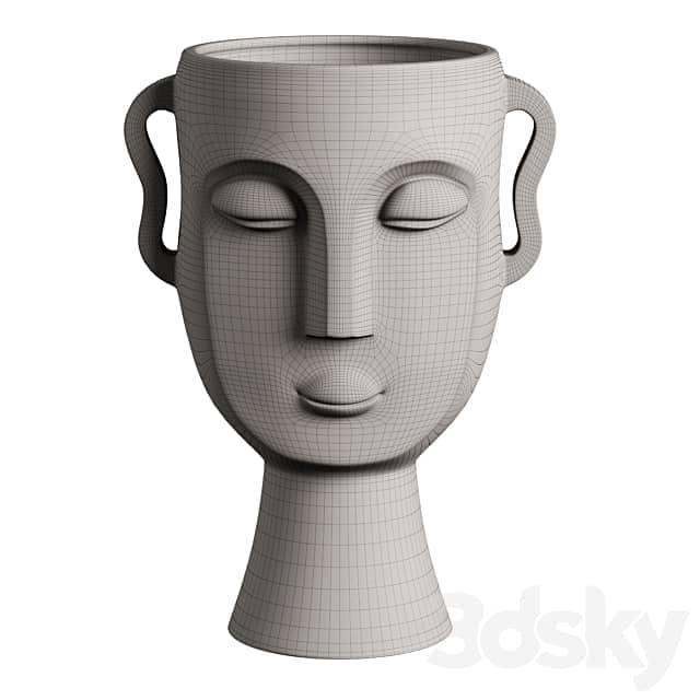 Face Vases from Kuchenland Home Set 1