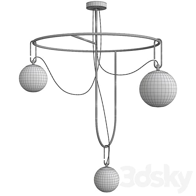Pendant light Nh s4 circular chandelier