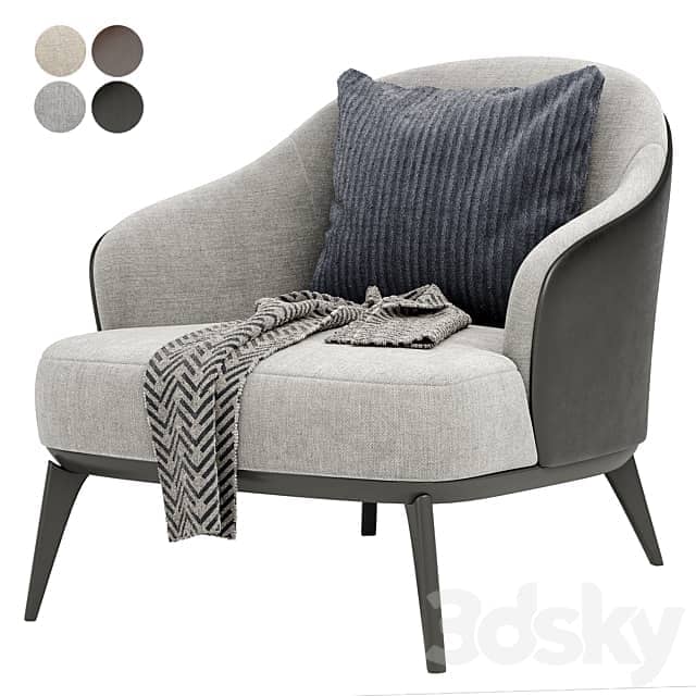 LESLIE ARMCHAIRS By Minotti 3D Models 3DSKY