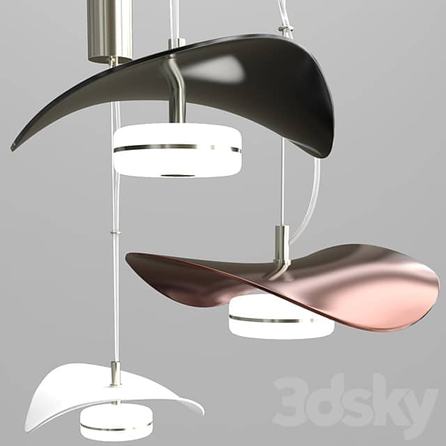 Odeon Light FLUENT Pendant light 3D Models 3DSKY
