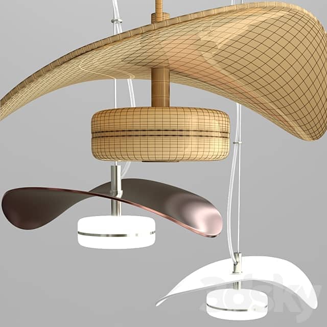 Odeon Light FLUENT Pendant light 3D Models 3DSKY