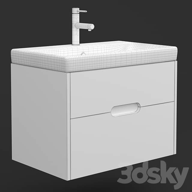 AQUATON Olivia 70 oak 3D Models 3DSKY