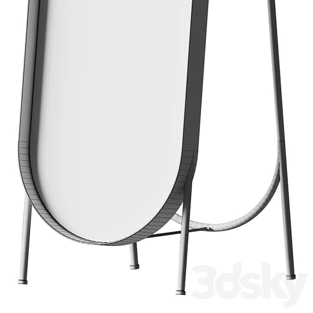 Floor Mirror by Cox Cox 3D Models 3DSKY