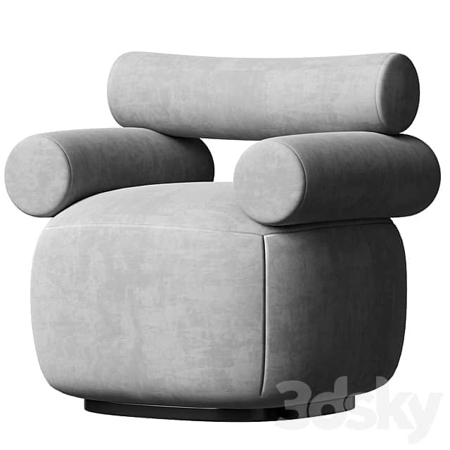 Mallow Lounge Chair large by Labofa 3D Models 3DSKY
