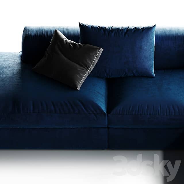 Poliform DUNE blue 3D Models 3DSKY