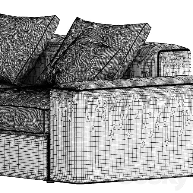 Poliform DUNE blue 3D Models 3DSKY