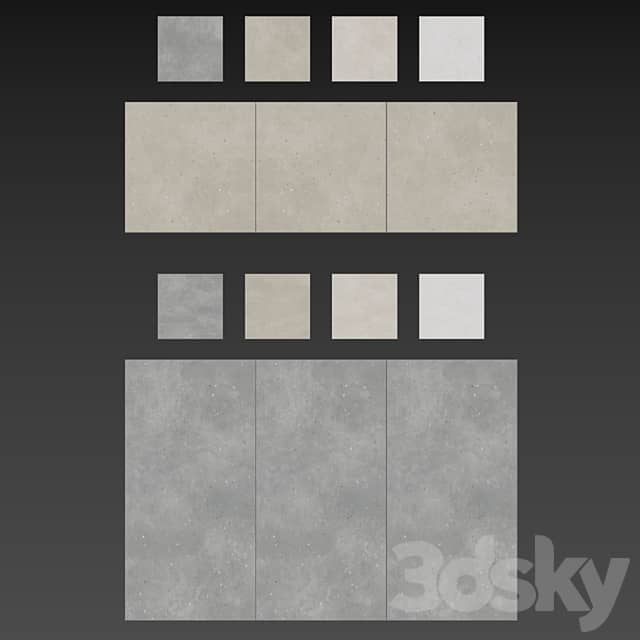 Terrazzo set6 3D Models 3DSKY