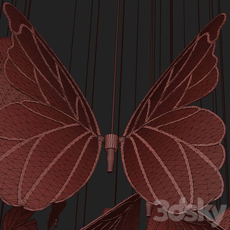 Light stained glass Vargov Design Butterfly