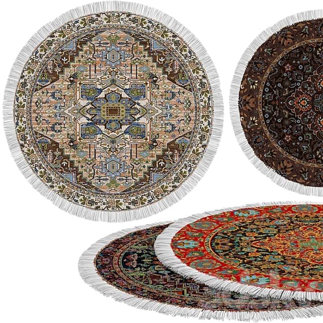 Circle rug 3D Models 3DSKY