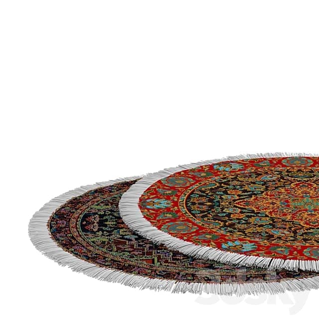 Circle rug 3D Models 3DSKY