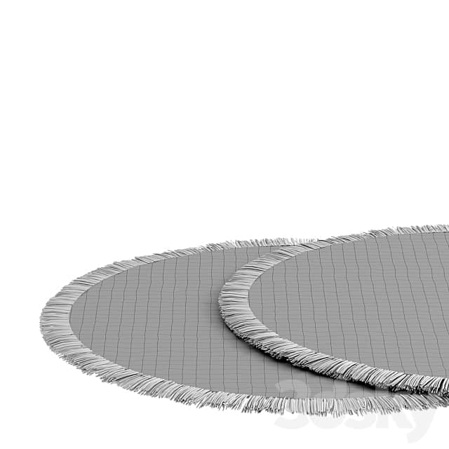 Circle rug 3D Models 3DSKY
