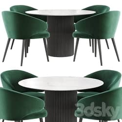 Deep House Bilbao Palais Royal dining table Table Chair 3D Models 3DSKY 