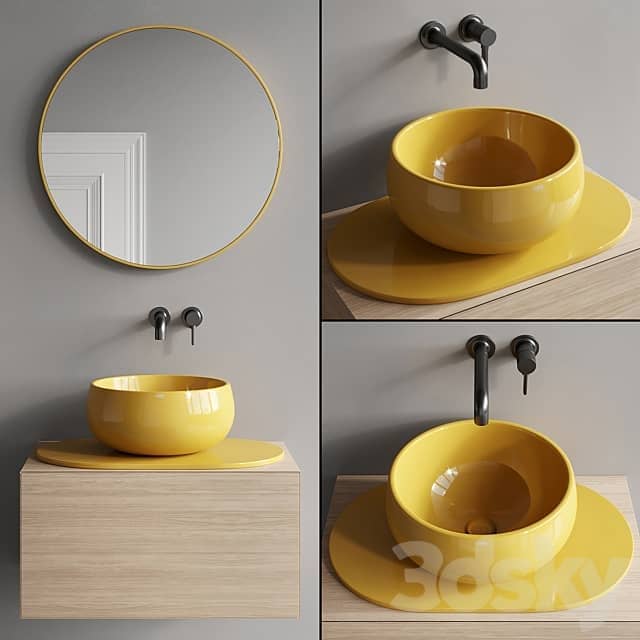 Ceramica Cielo Delfo Set 5 3D Models 3DSKY