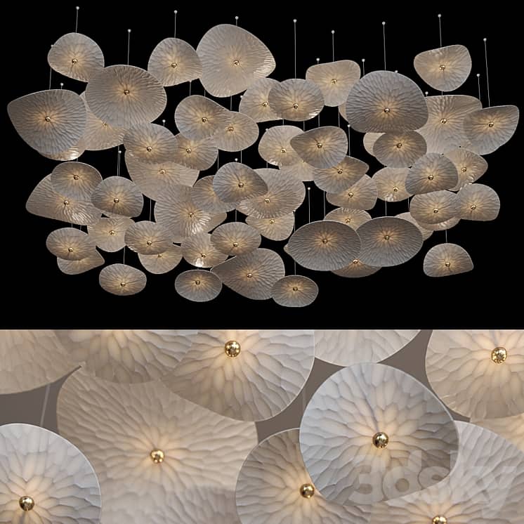 Suspended installation Vargov Design Umbrellas