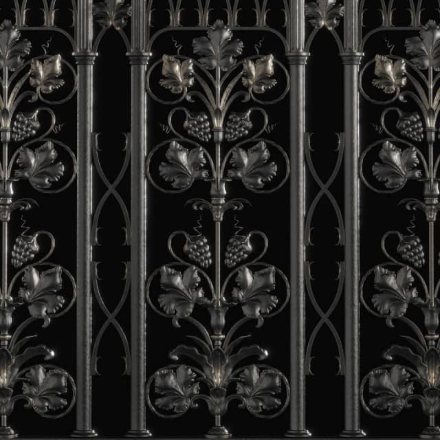Staircase Railing Grapes