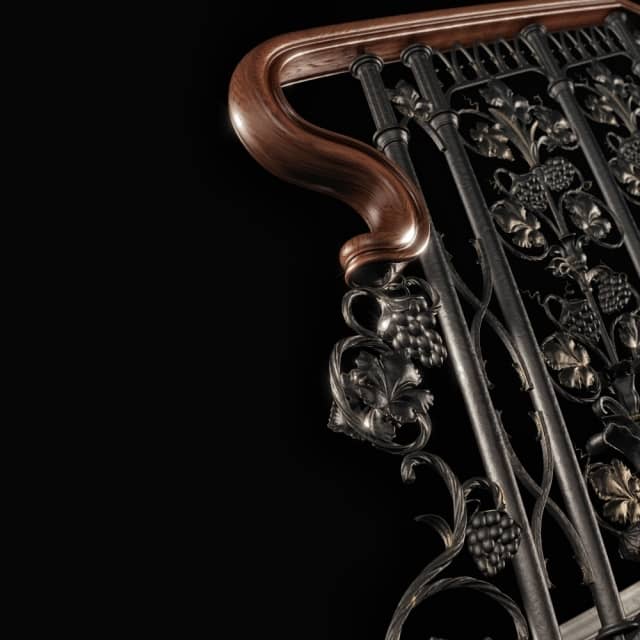Staircase Railing Grapes