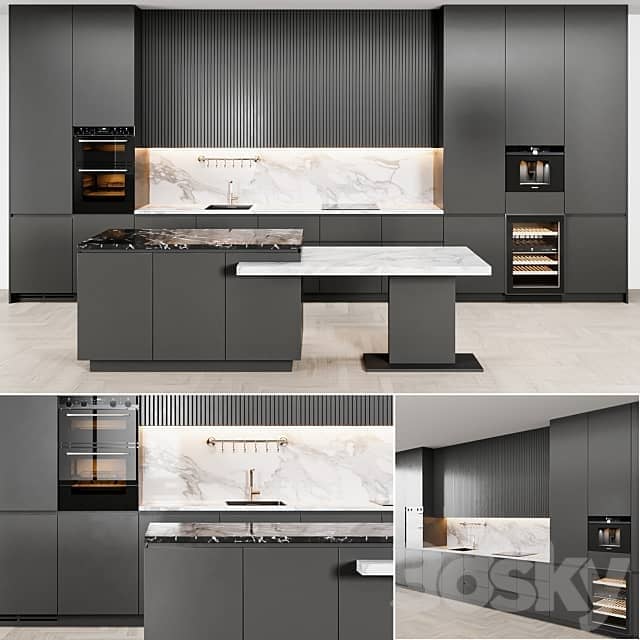 kitchen modern72 Kitchen 3D Models