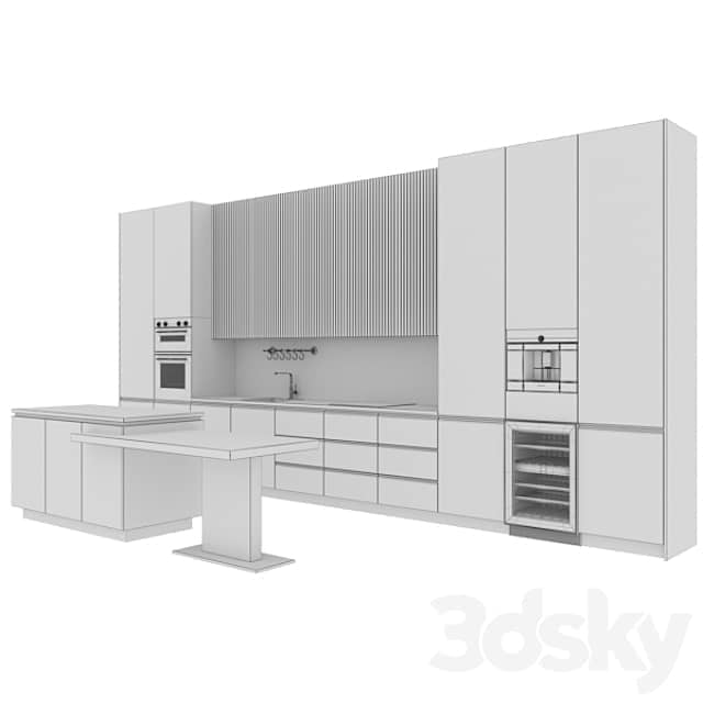 kitchen modern72 Kitchen 3D Models