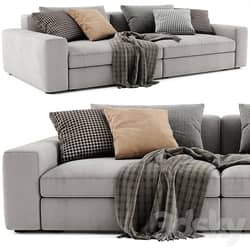 Poliform Dune 2 Seats Sofa 02 3D Models 