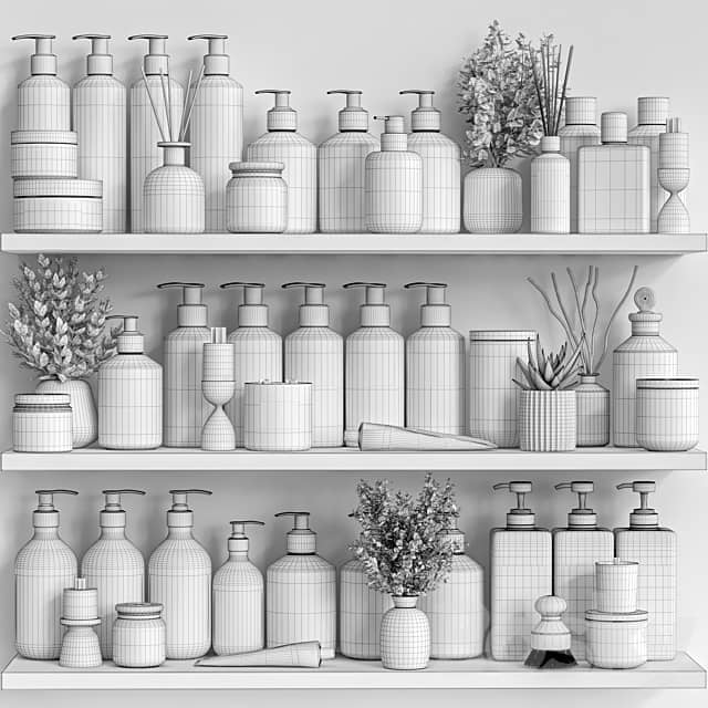 Bathroom accessories 48 3D Models