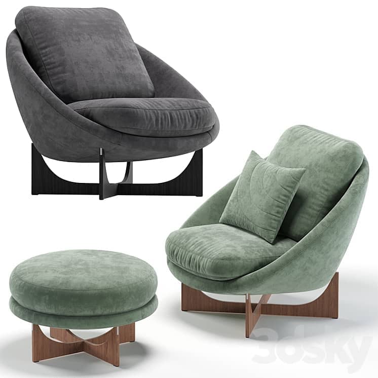 Minotti Lido Armchair/Кресло Лидо