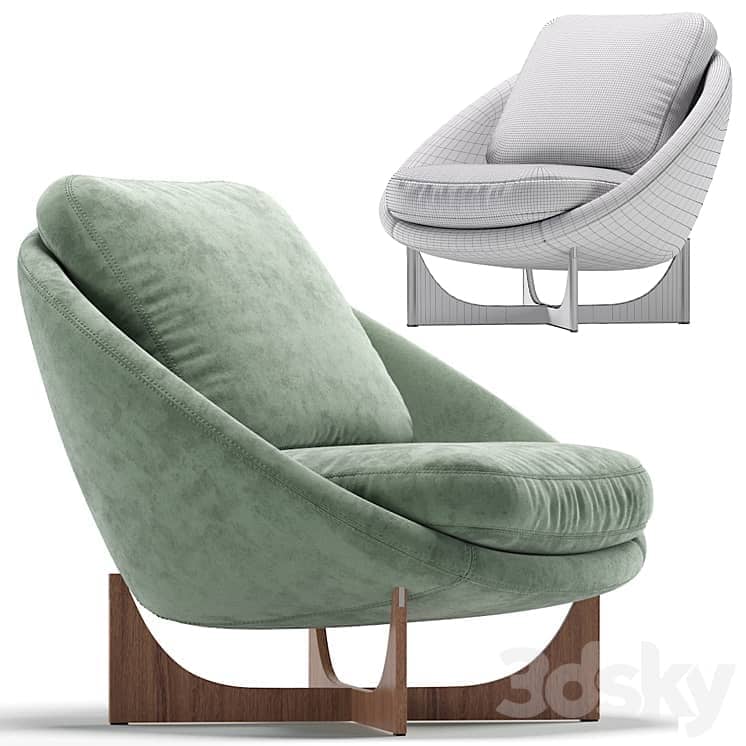Minotti Lido Armchair/Кресло Лидо