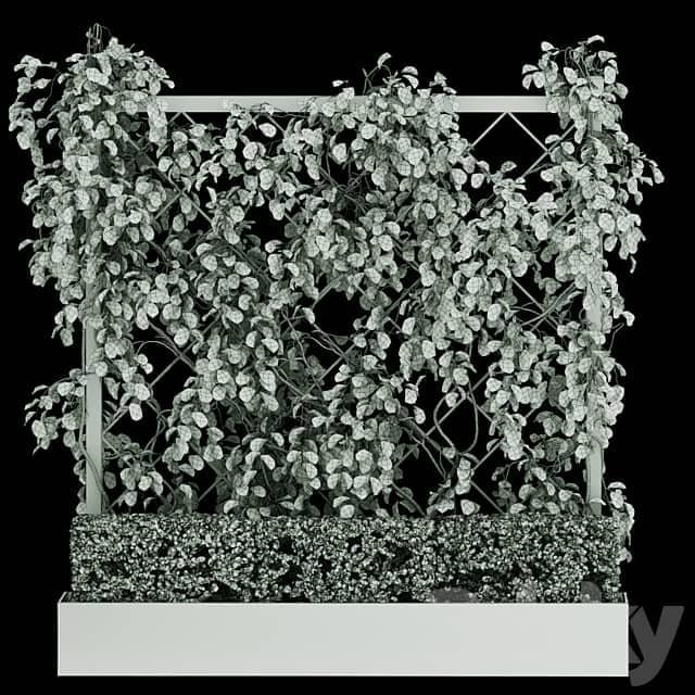 Vertical Garden Planter with trellis Fitowall 3D Models