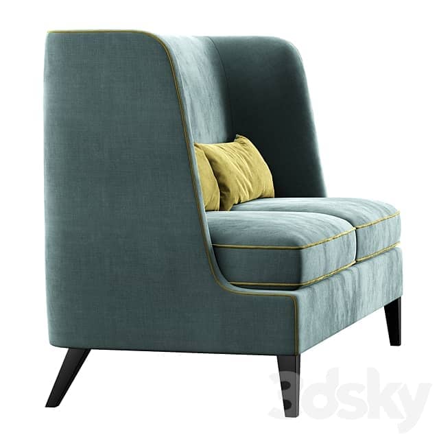 Sofa Cyan Konyshev 3D Models
