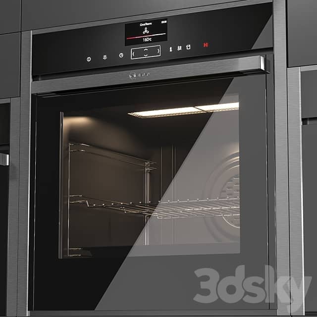 Neff set of kitchen appliances 3D Models