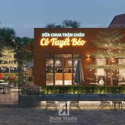 3D Exteriors Coffee Scene Model 3dsmax By Le Hieu 