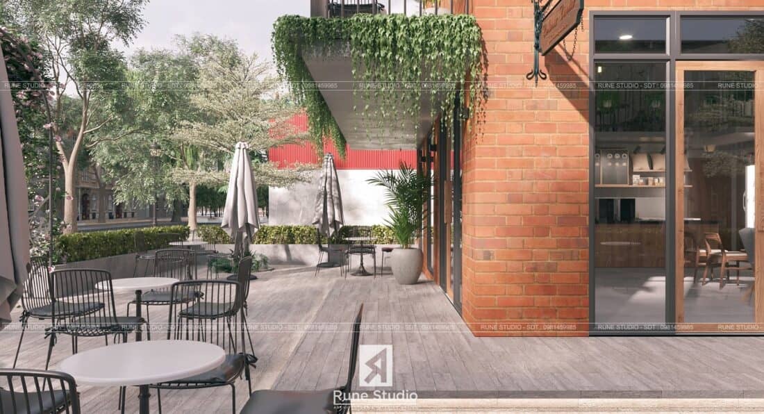 3D Exteriors Coffee Scene Model 3dsmax By Le Hieu
