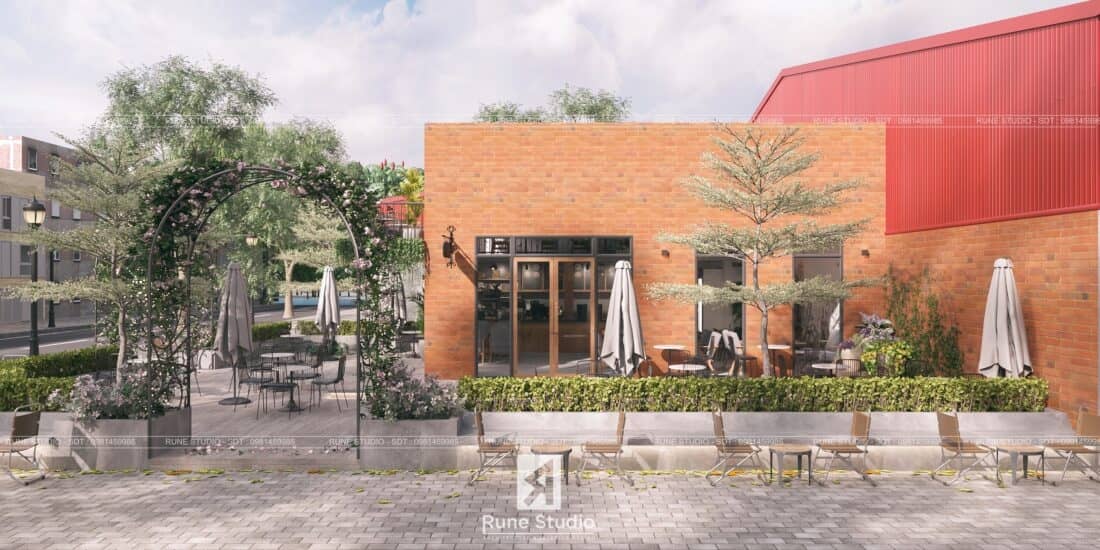 3D Exteriors Coffee Scene Model 3dsmax By Le Hieu