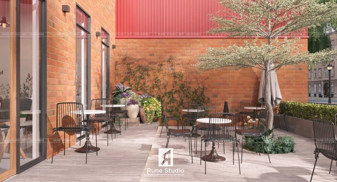 3D Exteriors Coffee Scene Model 3dsmax By Le Hieu
