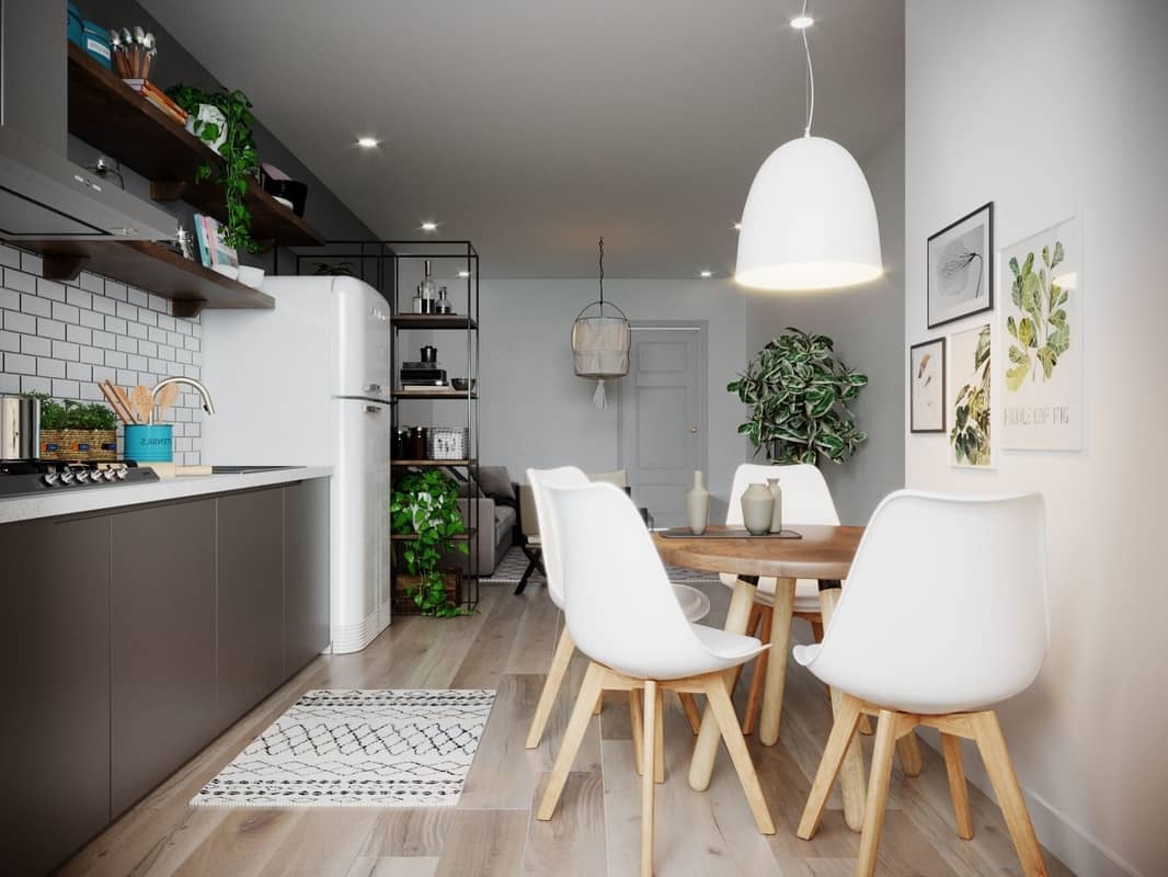 3D Interior Scenes File 3dsmax Model Scandinavian Small House