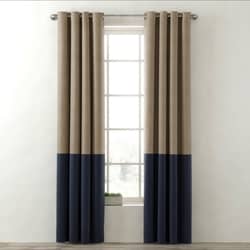 RH COLORBLOCK COTTON CANVAS DRAPERY PANEL 
