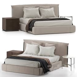 Flou Amal Bed Bed 3D Models 