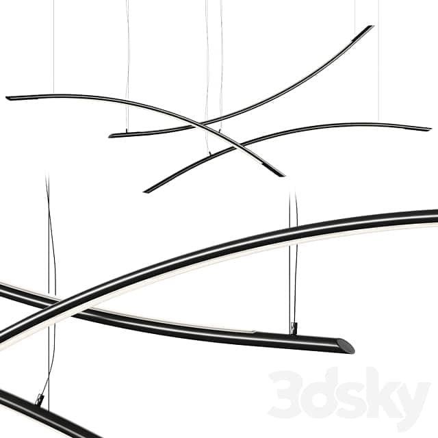 Cattelan Italia Katana Pendant light 3D Models