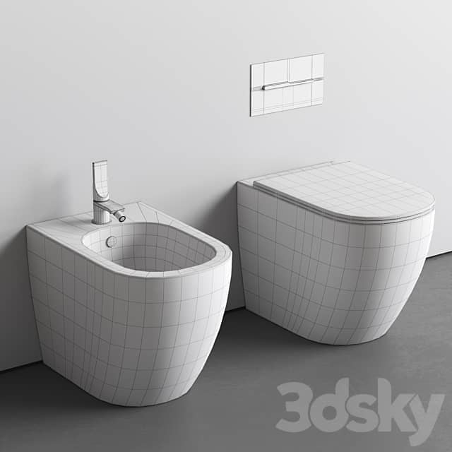 Nick Pin WC 3D Models