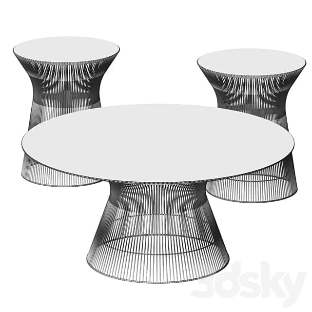KNOLL Platner Coffee 3D Models
