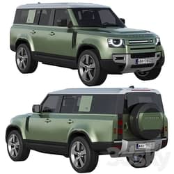 Land Rover Defender 130 2023 3D Models 