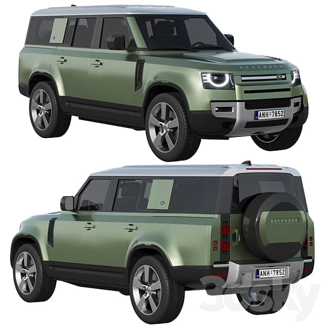 Land Rover Defender 130 2023 3D Models