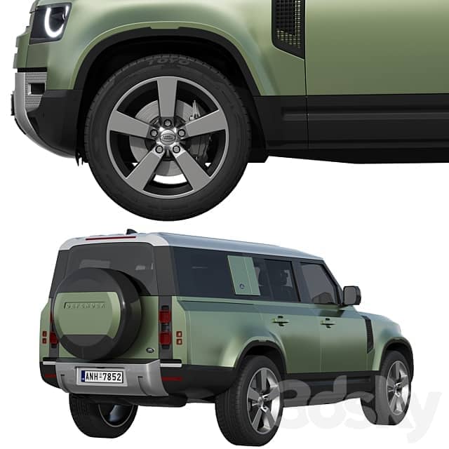 Land Rover Defender 130 2023 3D Models