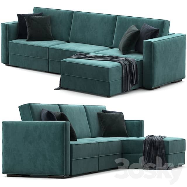 Hero 4 sectional Casanova seawave Askona 3D Models