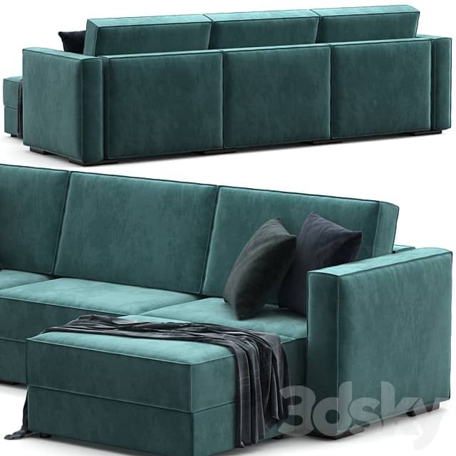 Hero 4 sectional Casanova seawave Askona 3D Models