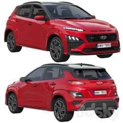 Hyundai Kona N Line 2022 3D Models 
