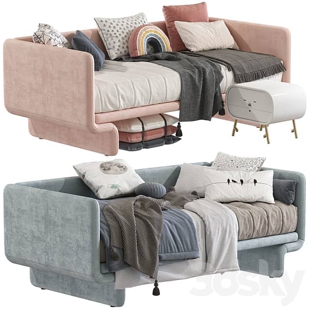 Sofa bed Bench 261 3D Models