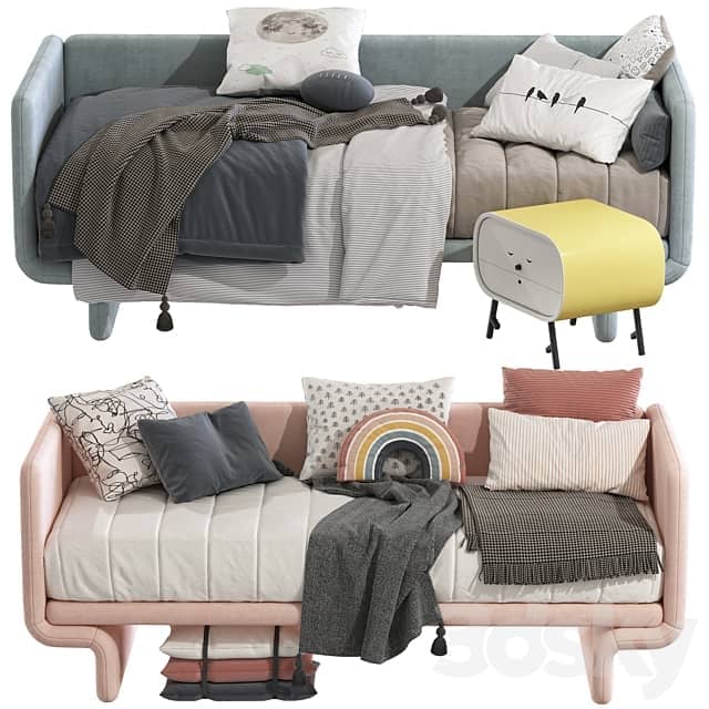 Sofa bed Bench 261 3D Models